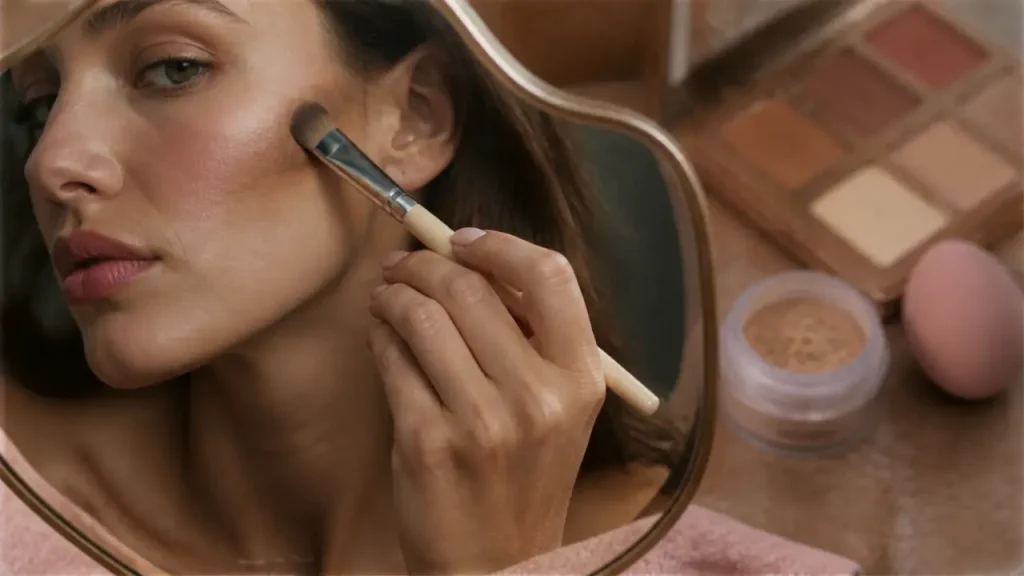 Où placer le bronzer et le blush pour un teint naturel, sans traces
