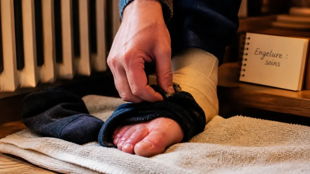 Engelure au pied : rougeurs, brûlures, cloques et signes qui doivent alerter