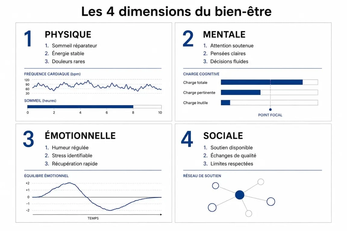 Comment se sentir bien dans sa peau : les 4 dimensions du bien-être