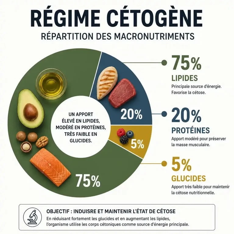 Répartition des macronutriments pour un régime keto menu efficace