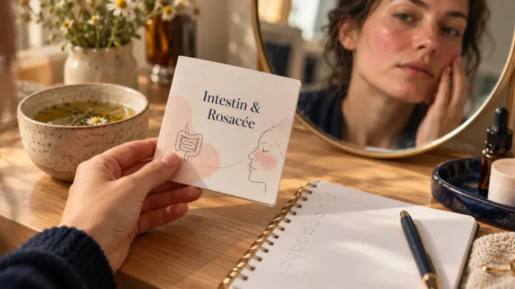 Rosacée et intestin : un lien étudié, pas une raison de tout supprimer de son assiette